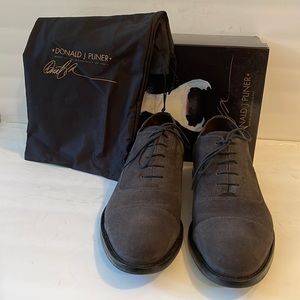 DONALD J PLINER - Suede Oxfords - Slightly Worn - With Box - Made in Italy